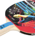 Matthew Syed 2000 Table Tennis Bat With 1mm Reversed Rubber