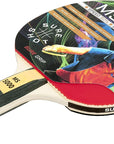 Matthew Syed 5000 Table Tennis Bat With ITTF Approved 2xm Reversed Rubber