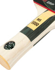 Matthew Syed 5000 Table Tennis Bat With ITTF Approved 2xm Reversed Rubber