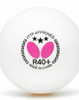 Butterfly Table Tennis Balls R40+ ITTF Approved 3 Star Ball (Pack Of 3)
