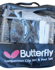 Butterfly Competition Clip Net and Post Set In Carrying Bag
