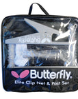 Butterfly Elite Clip Net and Post Set In Carrying Bag