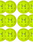 Pickleball United Freedom Outdoor Ball 40 Hole - Pack of 12