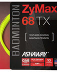 Ashaway ZyMax 68 TX 0.68mm Badminton Set - Smash Pro