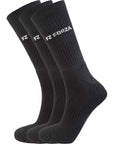 FZ FORZA Sock Classic 3 Pack Black - Smash Pro