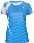 VICTOR ECO SERIES T-SHIRT T-04102 M WOMENS BLUE/WHITE - Smash Pro