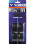 VICTOR FISHBONE GRIP BLISTER PACK 2 PCS BLACK - Smash Pro