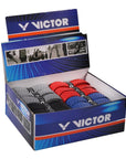 VICTOR FISHBONE GRIP BOX 25 PCS ASSORTED COLOURS - Smash Pro