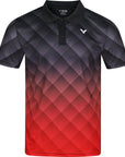 VICTOR POLO S-13100 C UNISEX BLACK/RED - Smash Pro