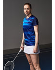 VICTOR T-SHIRT T-04100 B BLUE WOMENS - Smash Pro