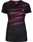 VICTOR T-SHIRT T-04101 C BLACK WOMENS - Smash Pro