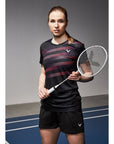 VICTOR T-SHIRT T-04101 C BLACK WOMENS - Smash Pro