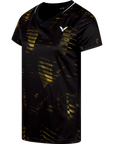 VICTOR T-Shirt T-54102 C Ladies Black - Smash Pro