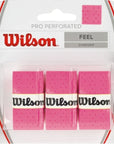 Wilson Pro Perforated Overgrip 3 Pack - Smash Pro