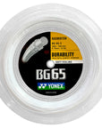 Yonex BG65 0.70mm Badminton 200M Reel - Smash Pro