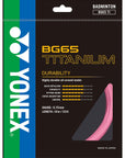 Yonex BG65Ti 0.70mm Badminton Set - Smash Pro