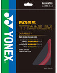 Yonex BG65Ti 0.70mm Badminton Set - Smash Pro