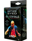 Matthew Syed 1 Star Table Tennis Balls White 6Pk