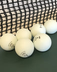 Matthew Syed 1 Star Table Tennis Balls White 6Pk