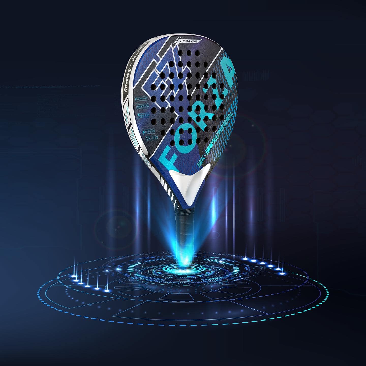 FZ FORZA Brace Power Padel Racket - Smash Pro
