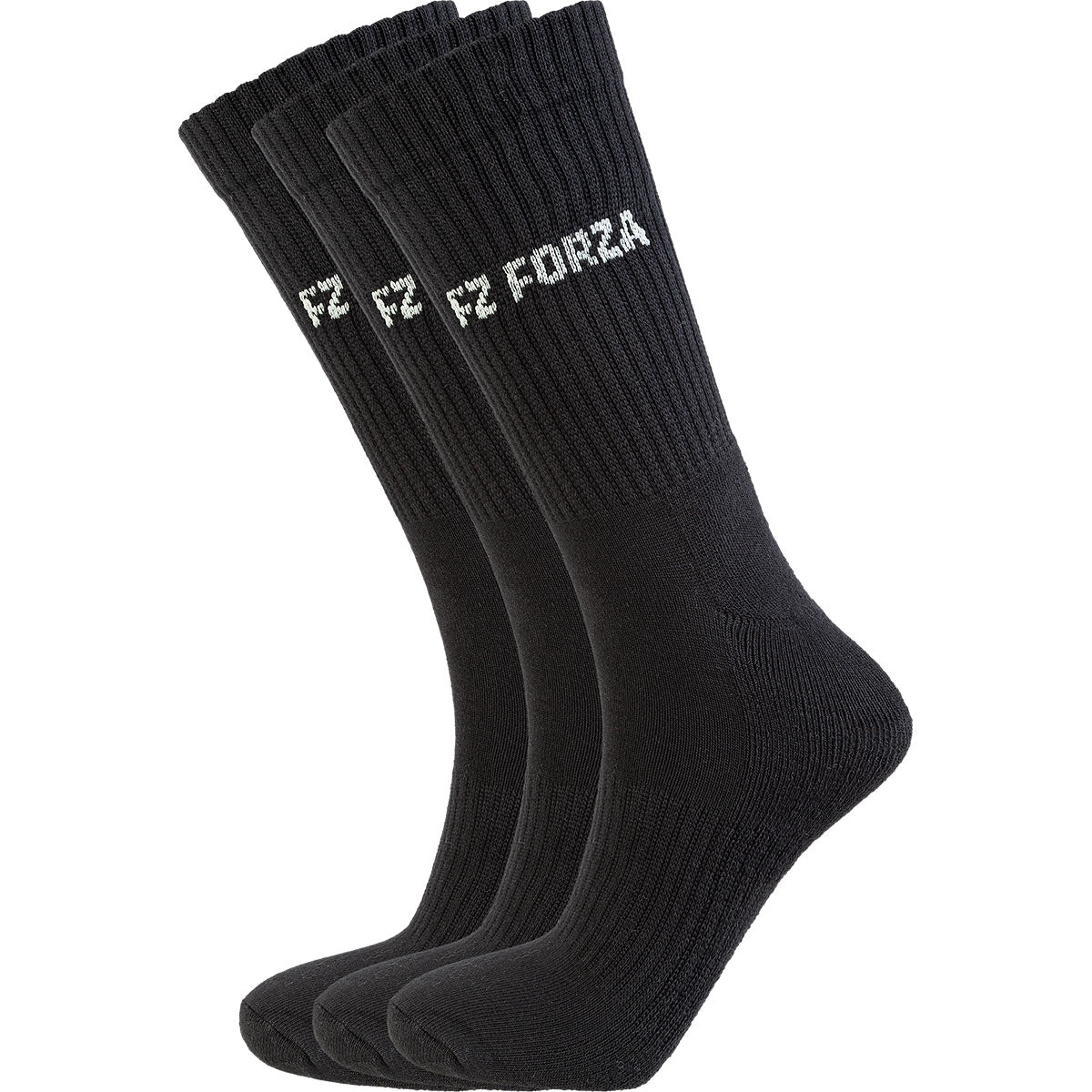 FZ FORZA Comfort Sock Long 3 Pack Black - Smash Pro