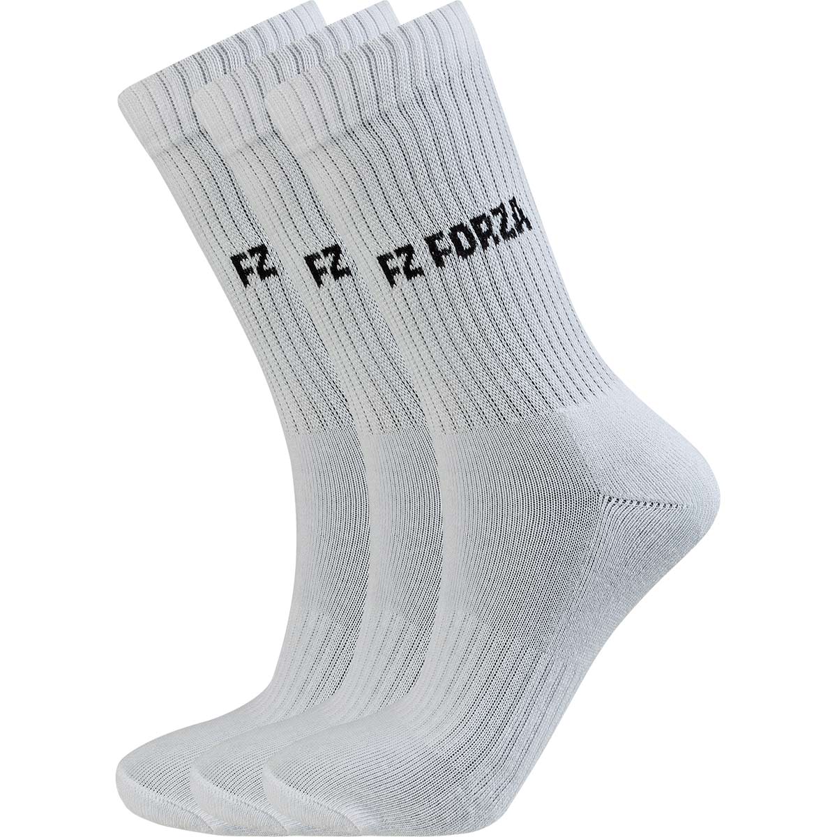 FZ FORZA Comfort Sock Long 3 Pack White - Smash Pro