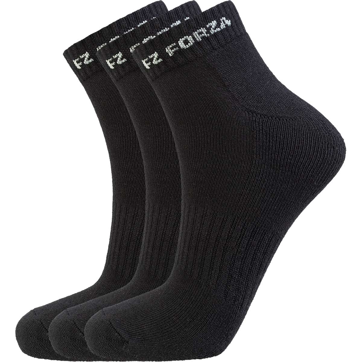 FZ FORZA Comfort Sock Short 3 Pack Black - Smash Pro