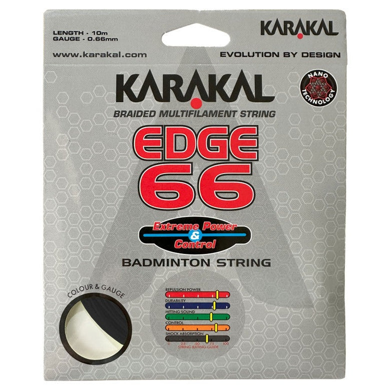 Karakal Edge 66 0.66mm Badminton Set - Smash Pro