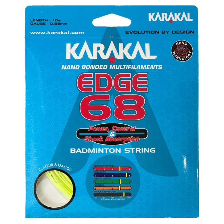 Karakal Edge 68 0.68mm Badminton Set - Smash Pro