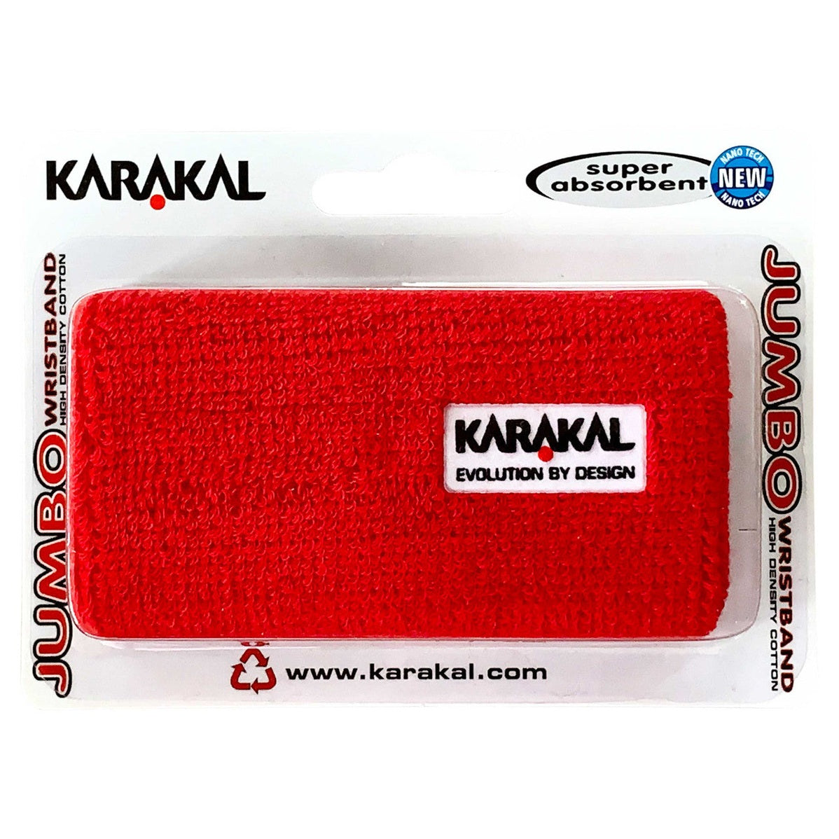 Karakal Jumbo Wristband 1 Pack - Smash Pro