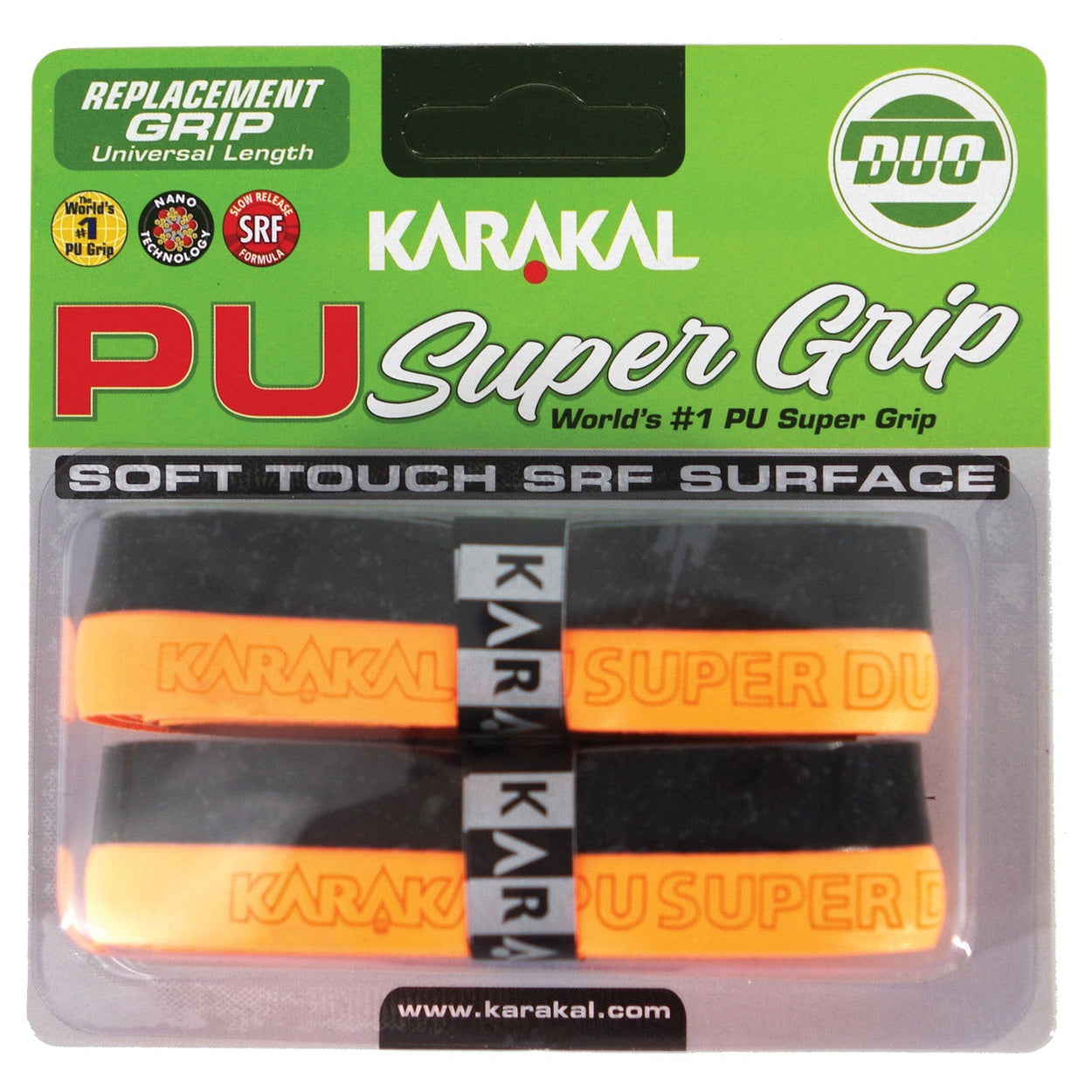 Karakal PU Super Grip Universal Replacement Grip 2 Pack - Smash Pro