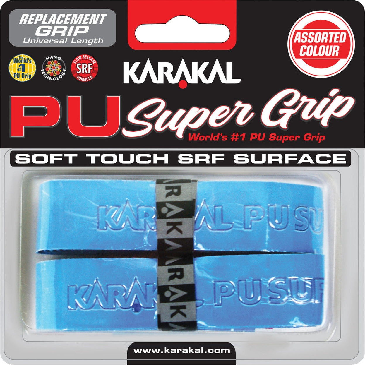 Karakal PU Super Grip Universal Replacement Grip 2 Pack - Smash Pro
