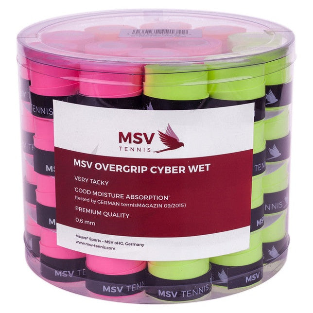 MSV Cyber Wet Overgrip 60 Pack - Smash Pro