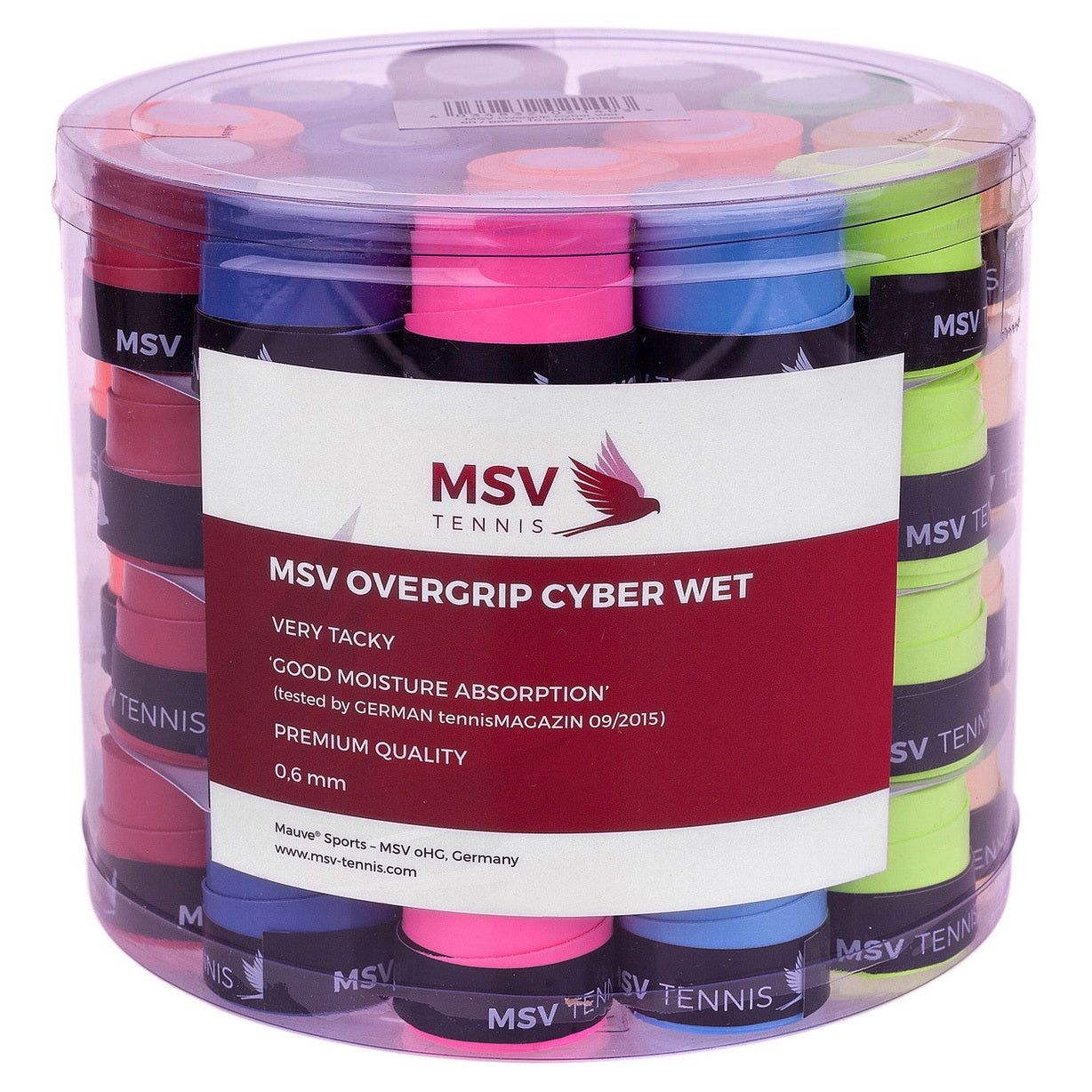 MSV Cyber Wet Overgrip 60 Pack - Smash Pro