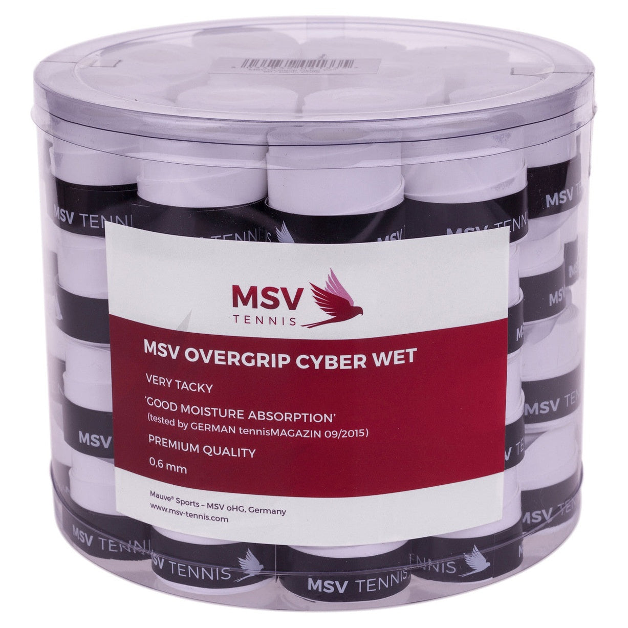 MSV Cyber Wet Overgrip 60 Pack - Smash Pro