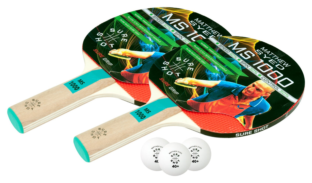 Player Set Matthew Syed 1000 2 Player Set With 3 Balls – Smash Gear