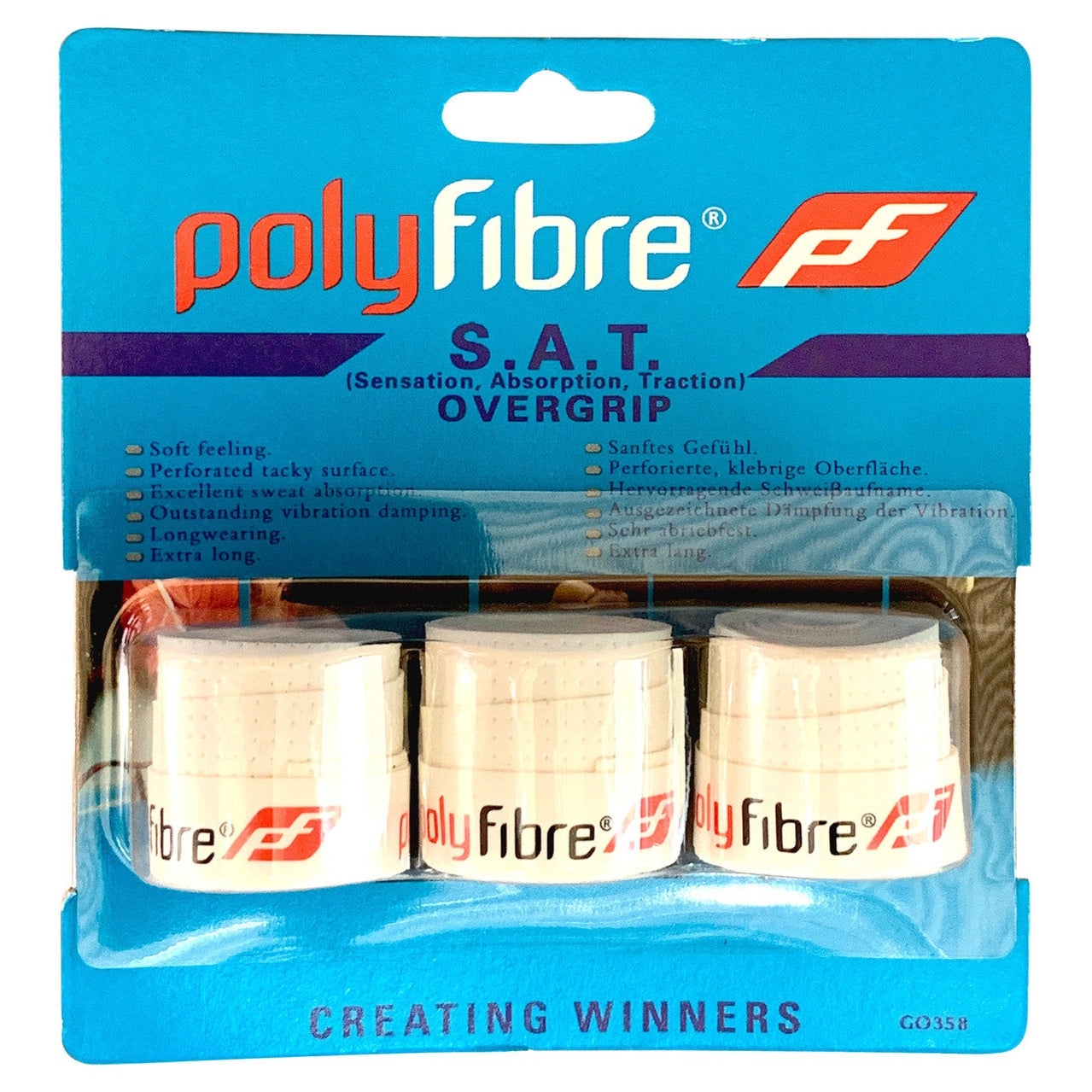 Polyfibre S.A.T. Overgrip 3 Pack - Smash Pro