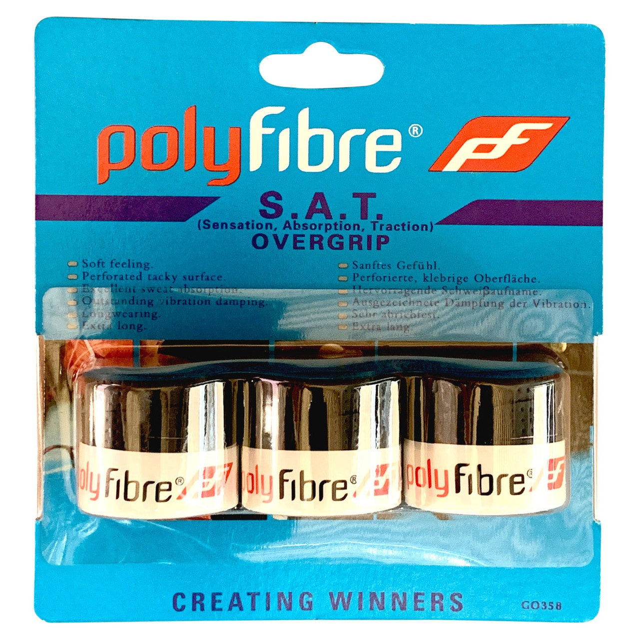 Polyfibre S.A.T. Overgrip 3 Pack - Smash Pro