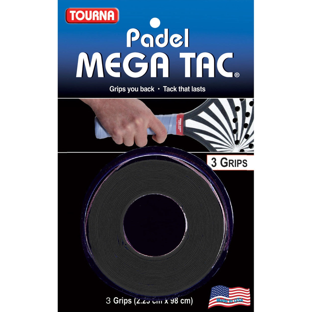 Tourna Mega Tac Padel Overgrip 3 Pack - Smash Pro