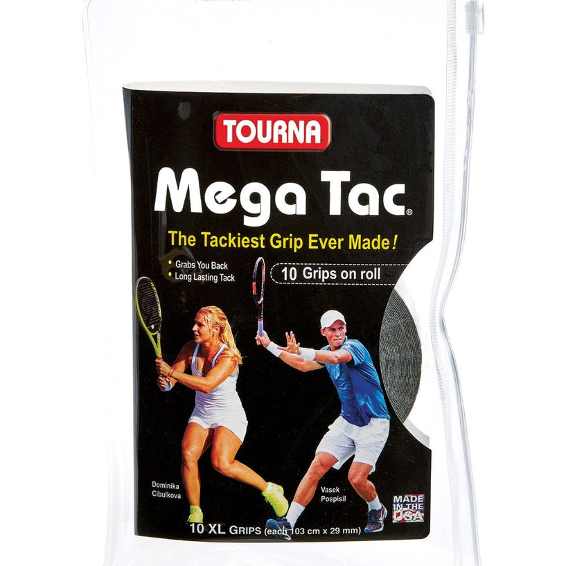 Tourna Mega Tac XL Overgrip 10 Pack - Smash Pro