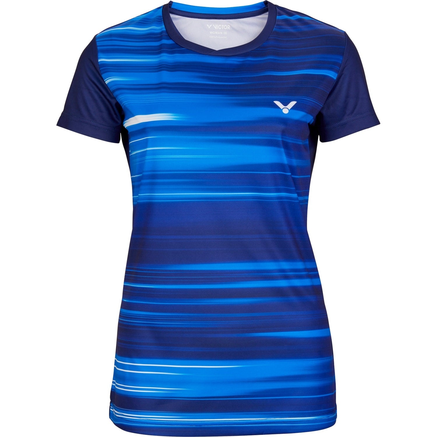 VICTOR T-SHIRT T-04100 B BLUE WOMENS - Smash Pro