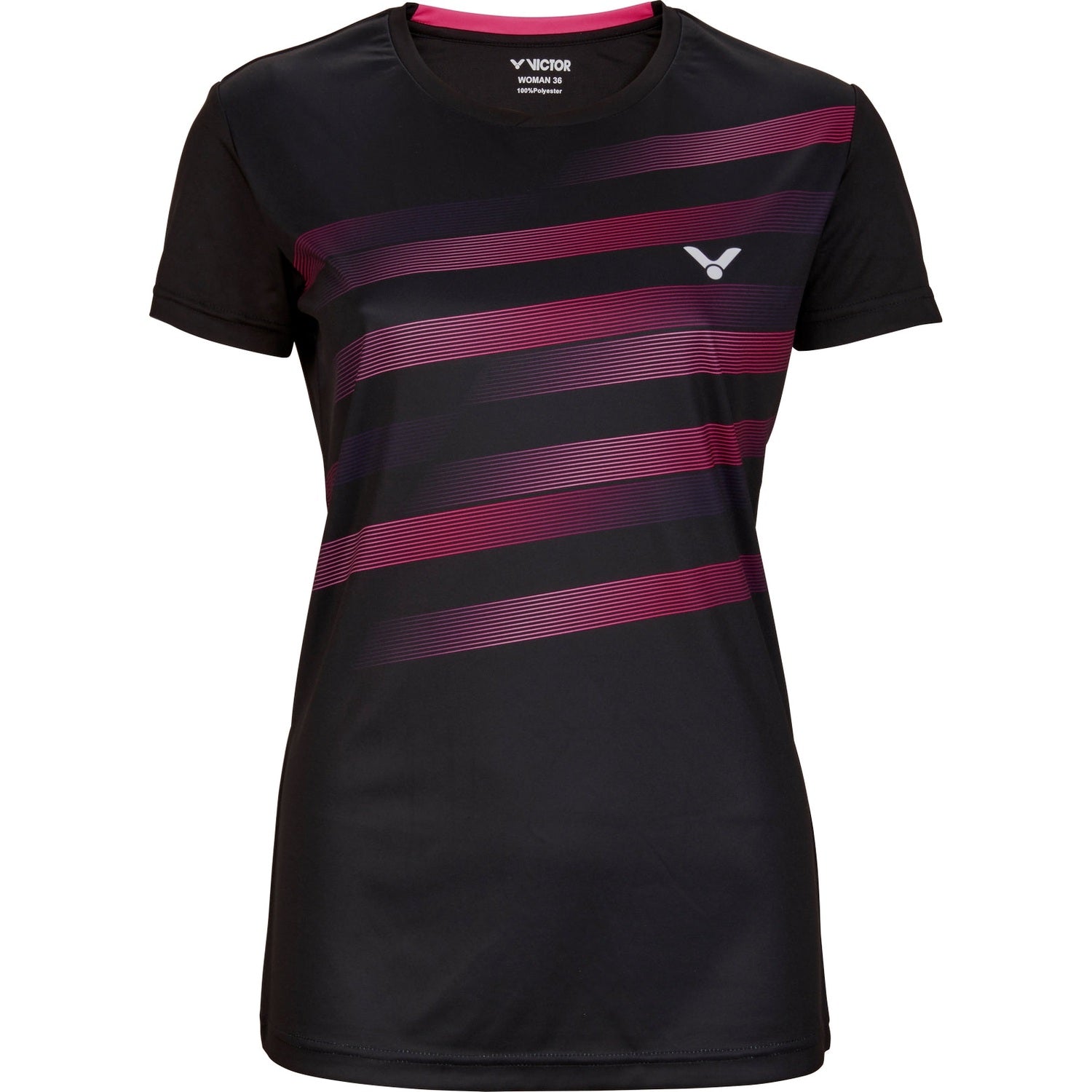 VICTOR T-SHIRT T-04101 C BLACK WOMENS - Smash Pro