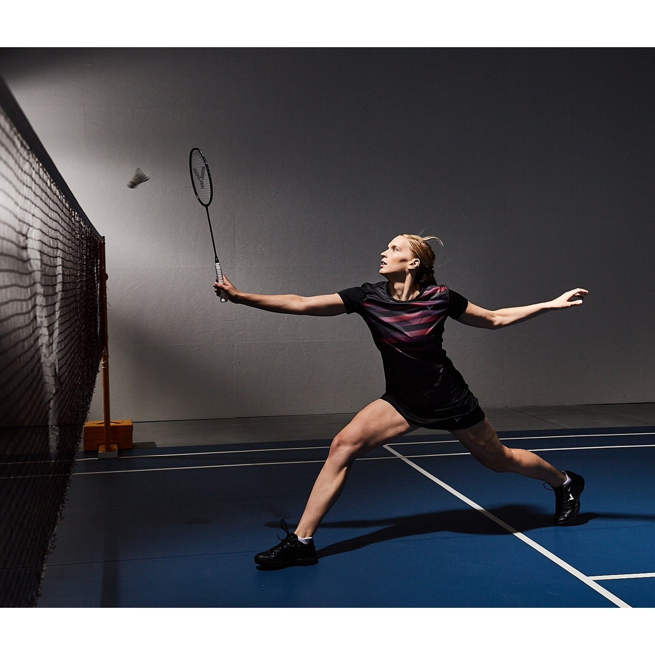 VICTOR T-SHIRT T-04101 C BLACK WOMENS - Smash Pro