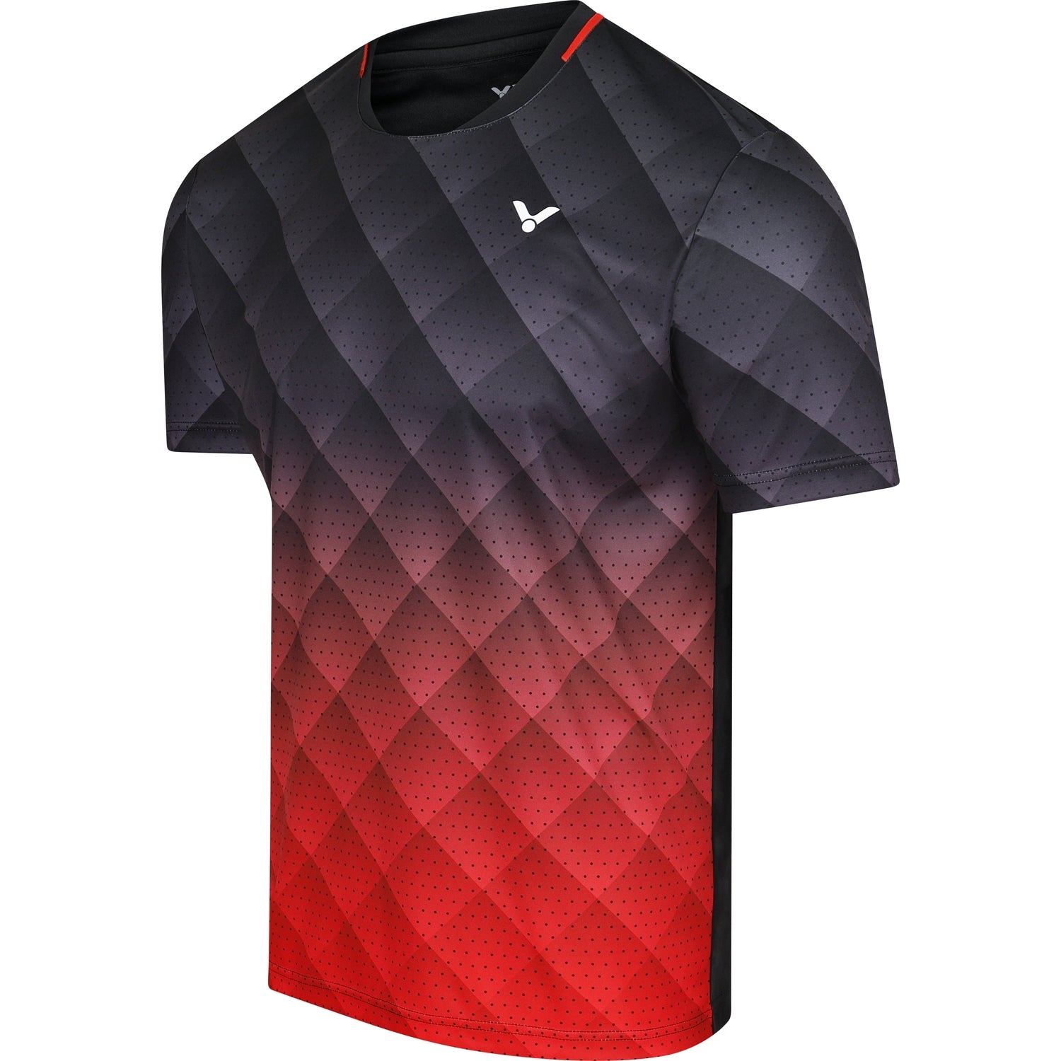 VICTOR T-SHIRT T-13100 C UNISEX BLACK/RED - Smash Pro