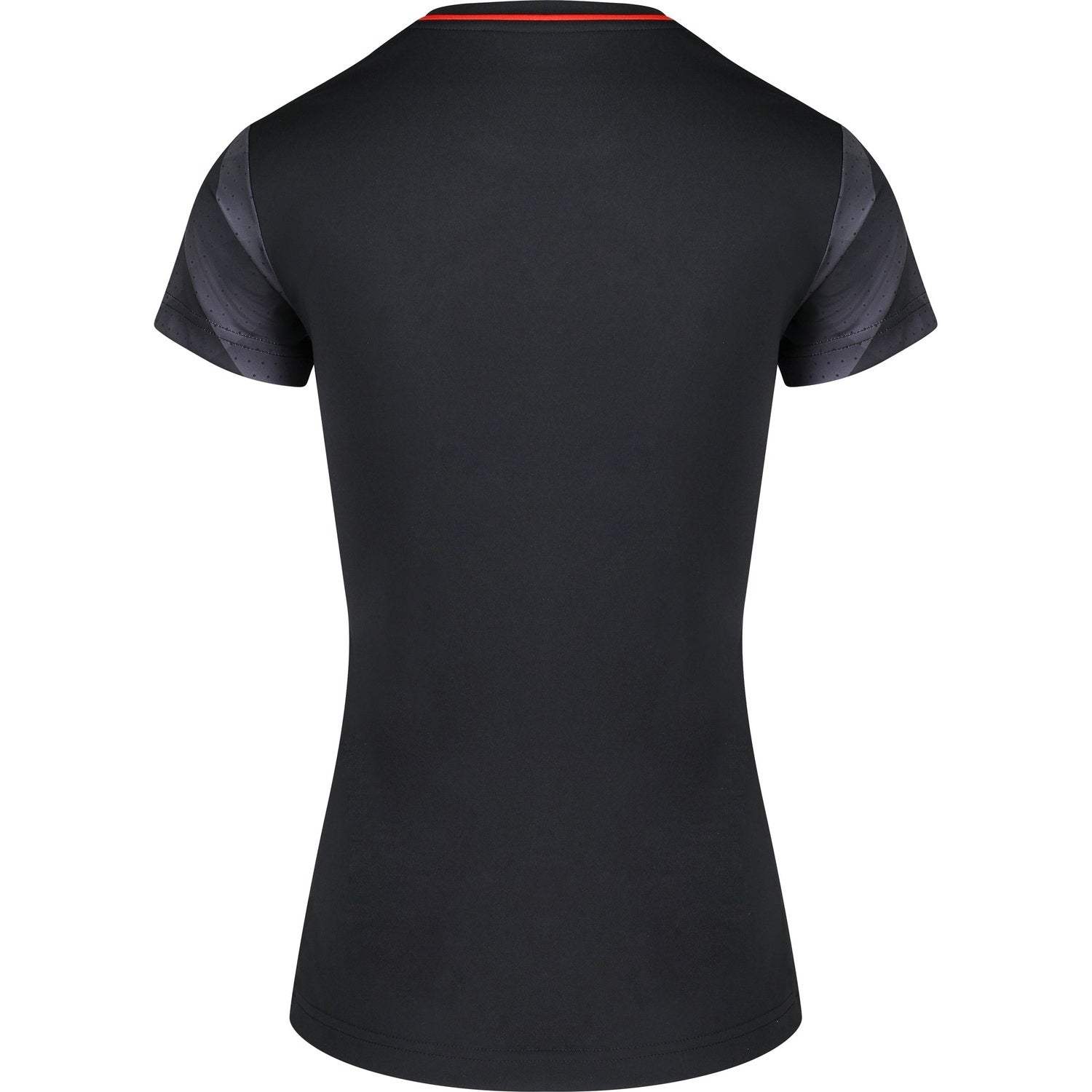 VICTOR T-SHIRT T-14100 C WOMENS BLACK/RED - Smash Pro