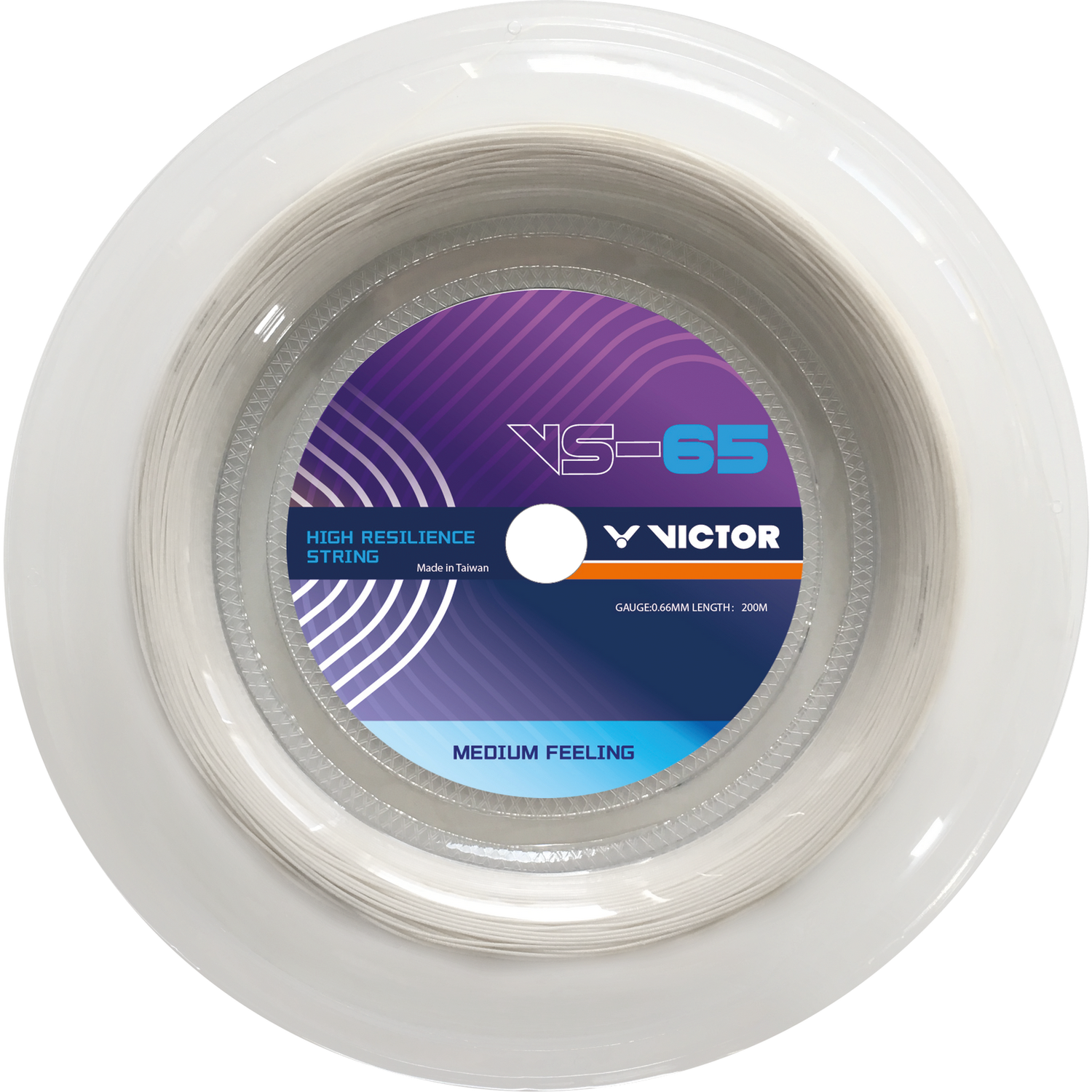 VICTOR VBS-65 200M STRING REEL WHITE - Smash Pro