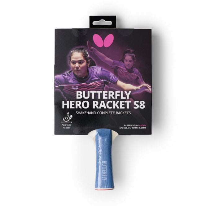 Butterfly Hero Racket S8 - Adriana Diaz