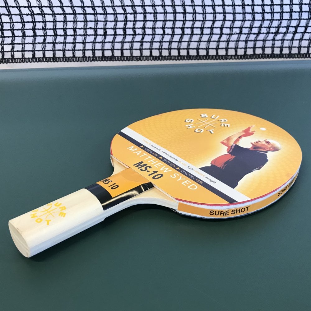 Matthew Syed 10 1.5Mm Reversed Rubber Table Tennis Bat