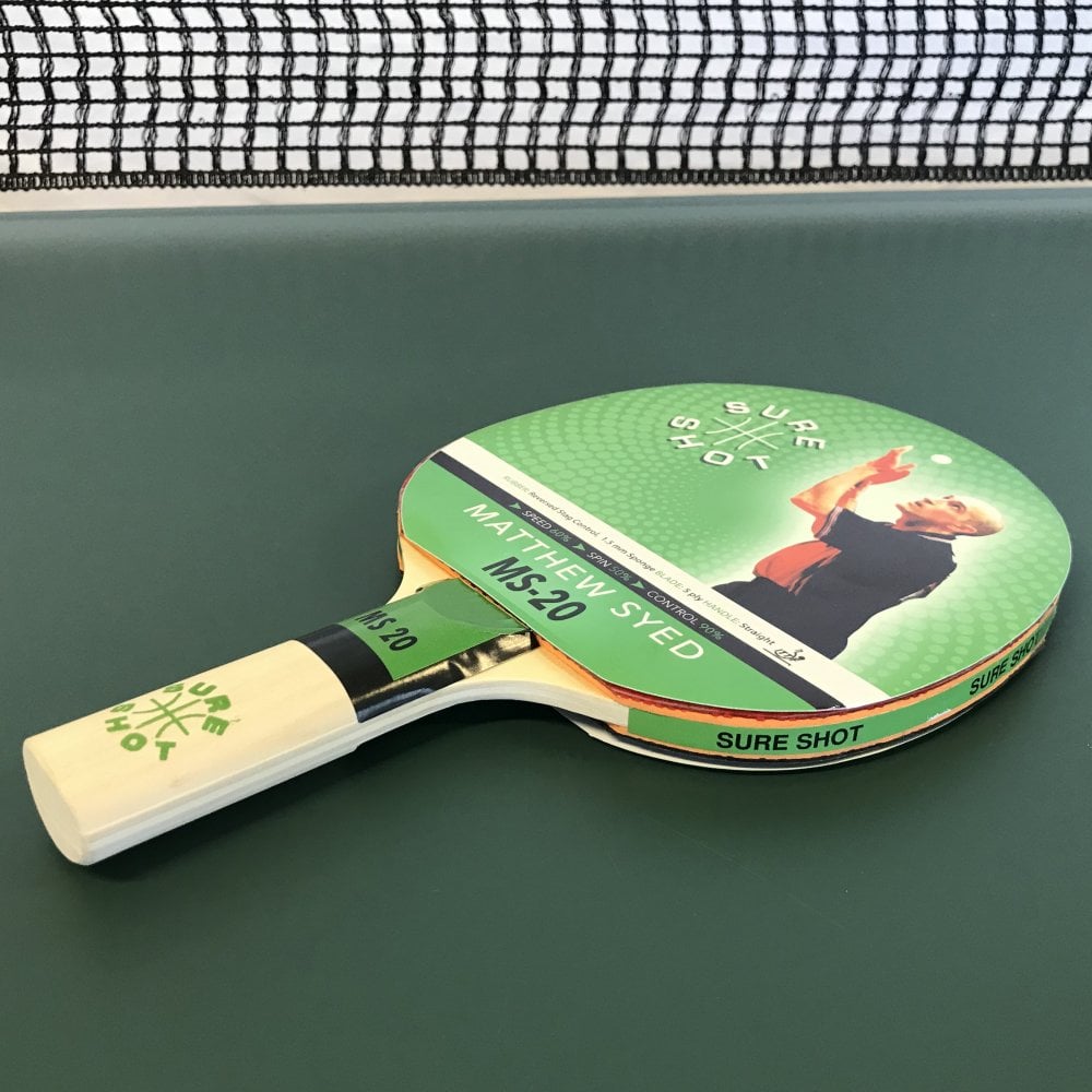 Matthew Syed 20 1.5Mm Ittf Approved Reversed Rubber Table Tennis Bat