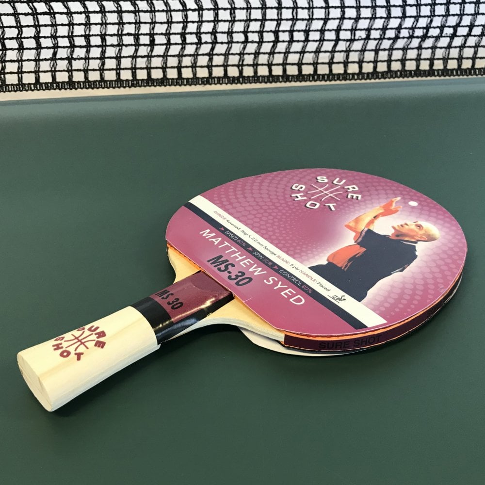 Matthew Syed 30 2Mm Ittf Approved Reversed Rubber Table Tennis Bat